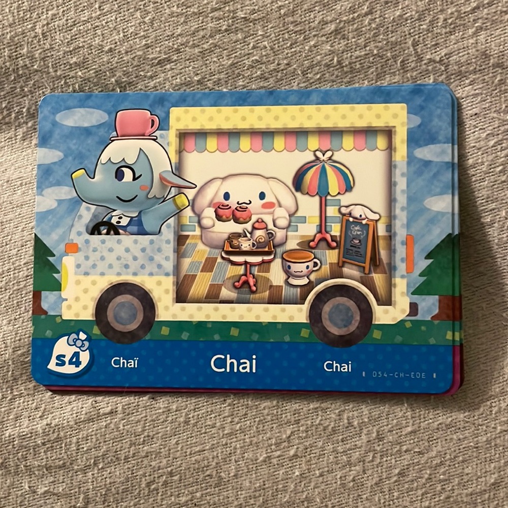 animal crossing amiibo card